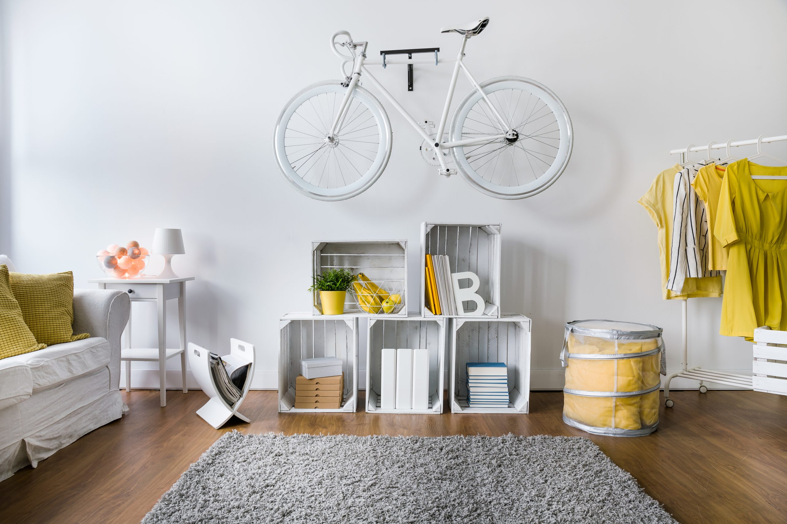 hanging bicycle