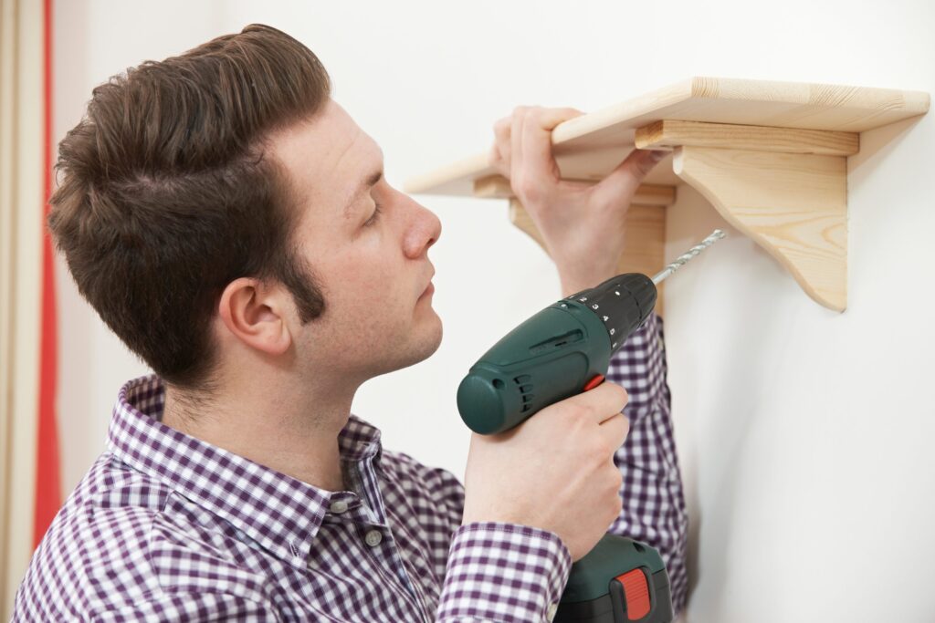 installing shelves