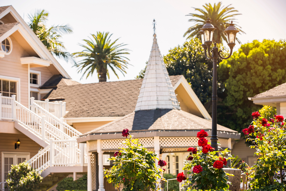 view of historic district in Tustin CA