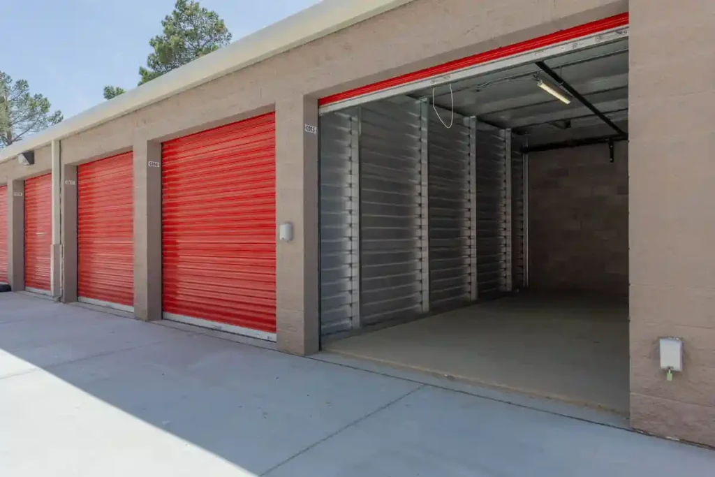 Drive-up storage units
